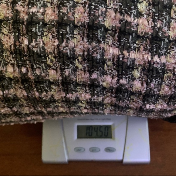 Studio 1 Vintage Women's Sz 16 Blazer Black/Pink Y2K Textured Lined Open Front - Picture 9 of 9